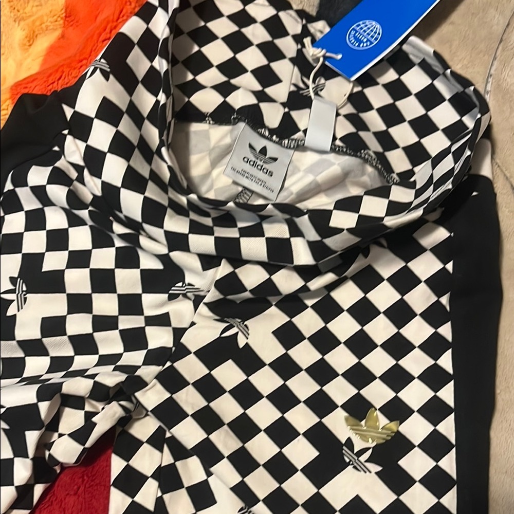 NWT Adidas Checkered Leggings